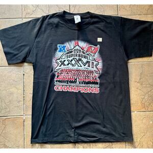 Vintage Tampa Bay Buccaneers Super Bowl XXXVII Champions Shirt XL NFL
